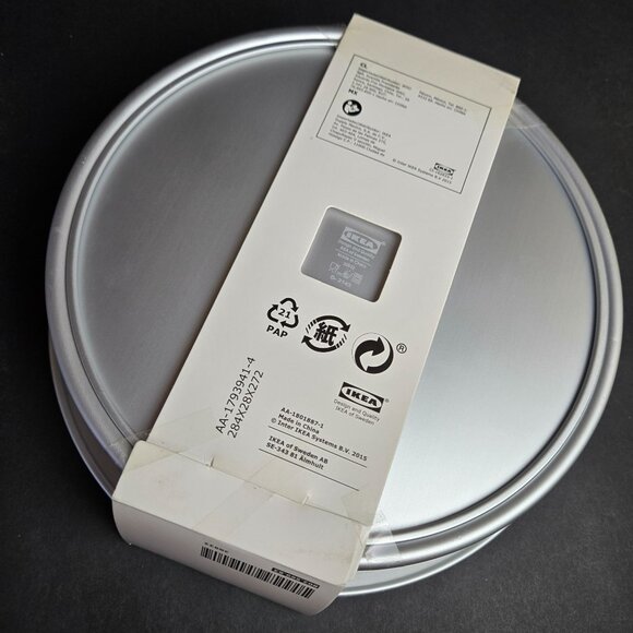 IKEA VARDAGEN Cake Baking Mold With Two Removable Bottoms Silver 802.569.83 Anod - Picture 5 of 10